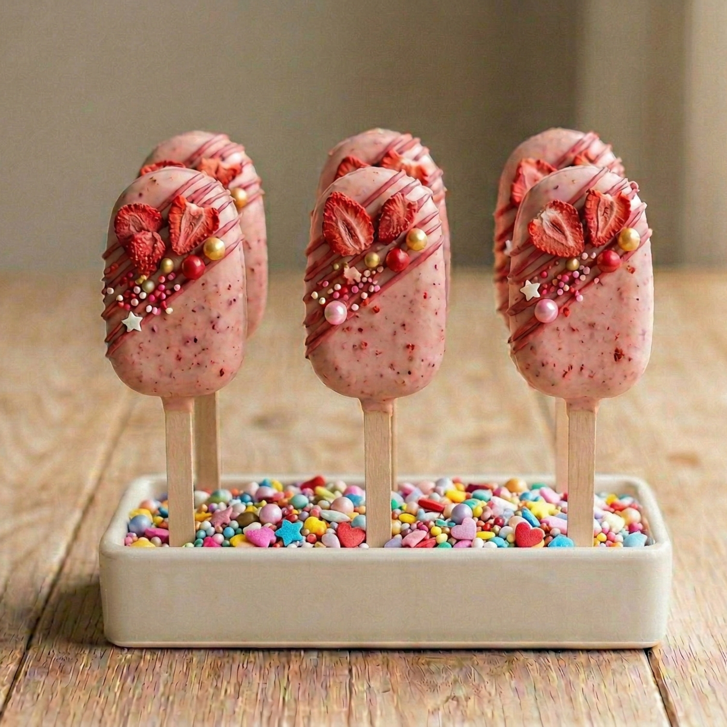 Strawberry - Cake Pops & Cakesicles