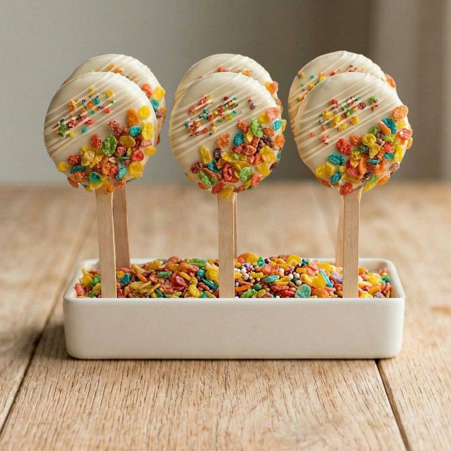 Fruity Pebbles - Cake Pops & Cakesicles