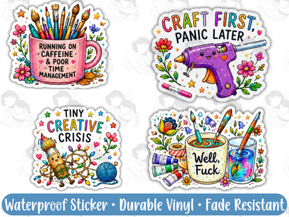 Crafty Crisis Sticker Pack
