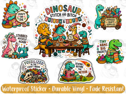 Jurassic Craft Club Sticker Pack