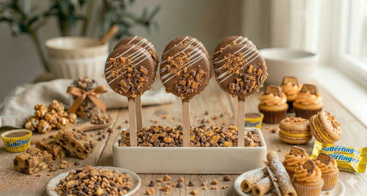 Butterfinger - Cake Pops & Cakesicles