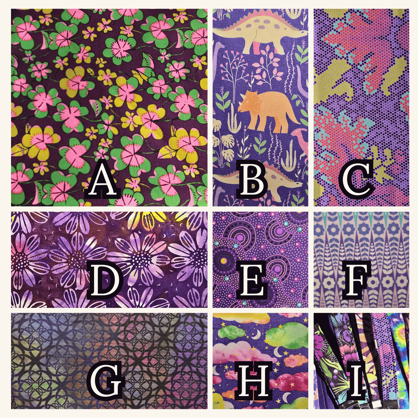 Plum Purple Fabric Wristlet - Handmade Key Fob Strap