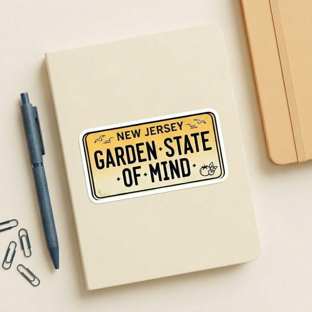 Garden State Of Mind New Jersey Sticker for Loud NJ Weirdos & Taylor Ham Defenders
