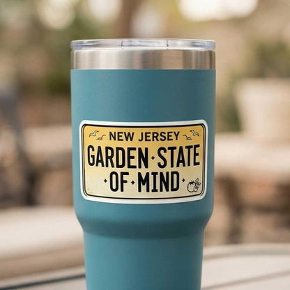Garden State Of Mind New Jersey Sticker for Loud NJ Weirdos & Taylor Ham Defenders