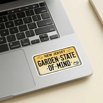Garden State Of Mind New Jersey Sticker for Loud NJ Weirdos & Taylor Ham Defenders